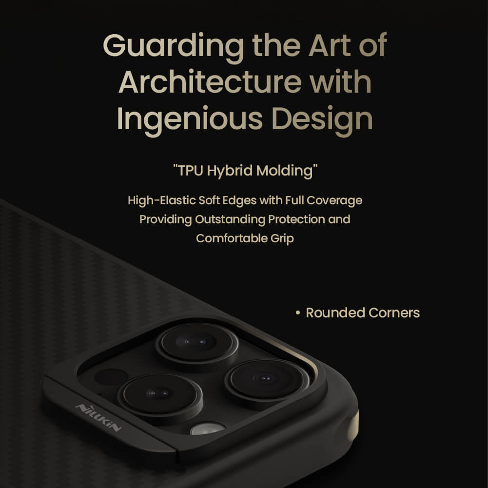 Чехол-крышка NILLKIN для Apple iPhone 16 Pro (серия Synthetic Fiber Pro Magnetic case)